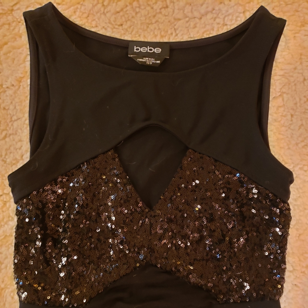 💝 Bebe crop tank with bling  😉